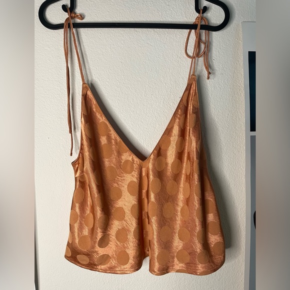 Victoria Secret Polkadot Satin Top - Picture 3 of 5